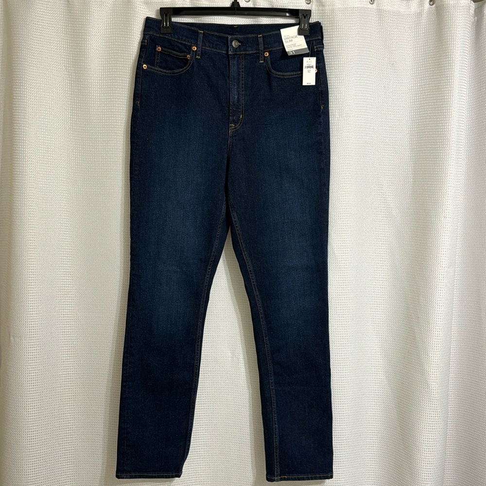 NWT GAP  intake slim high rise denim jeans. Size 31/12T